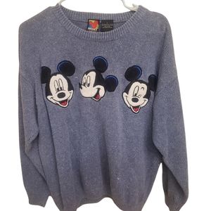 Mickey Unlimited Pullover Sweater Size Large